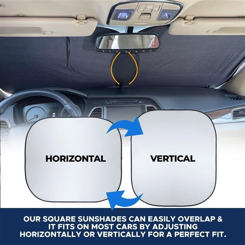 Sombra Solar EcoNour para Parabrisas Mediana 71x79 cm