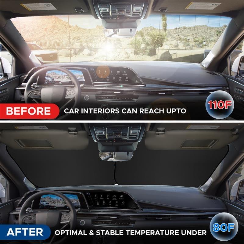 Sombra Solar EcoNour para Parabrisas Mediana 71x79 cm