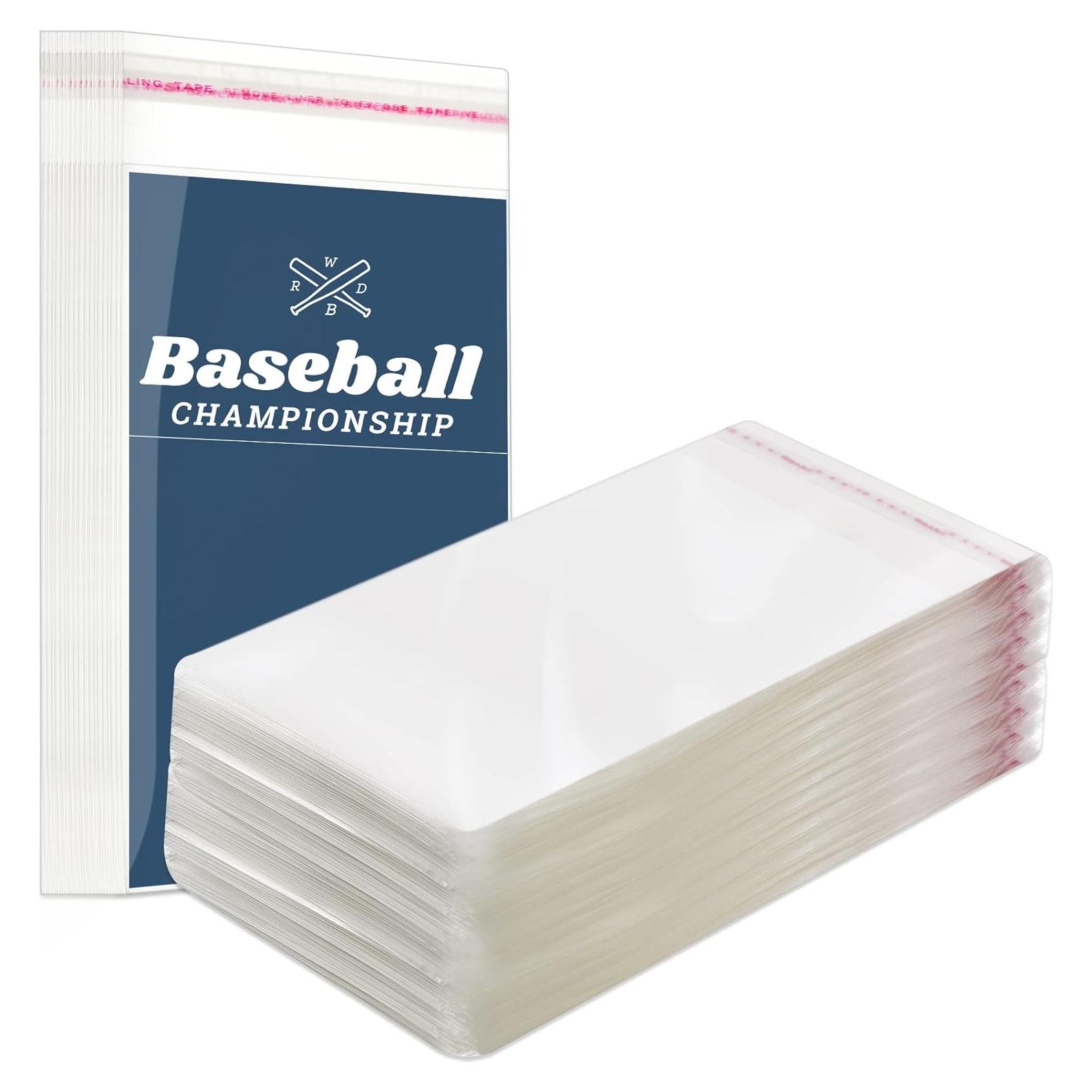 Fundas de Cartas Clasificadas Lewtemi 300 Pcs Plástico Transparente