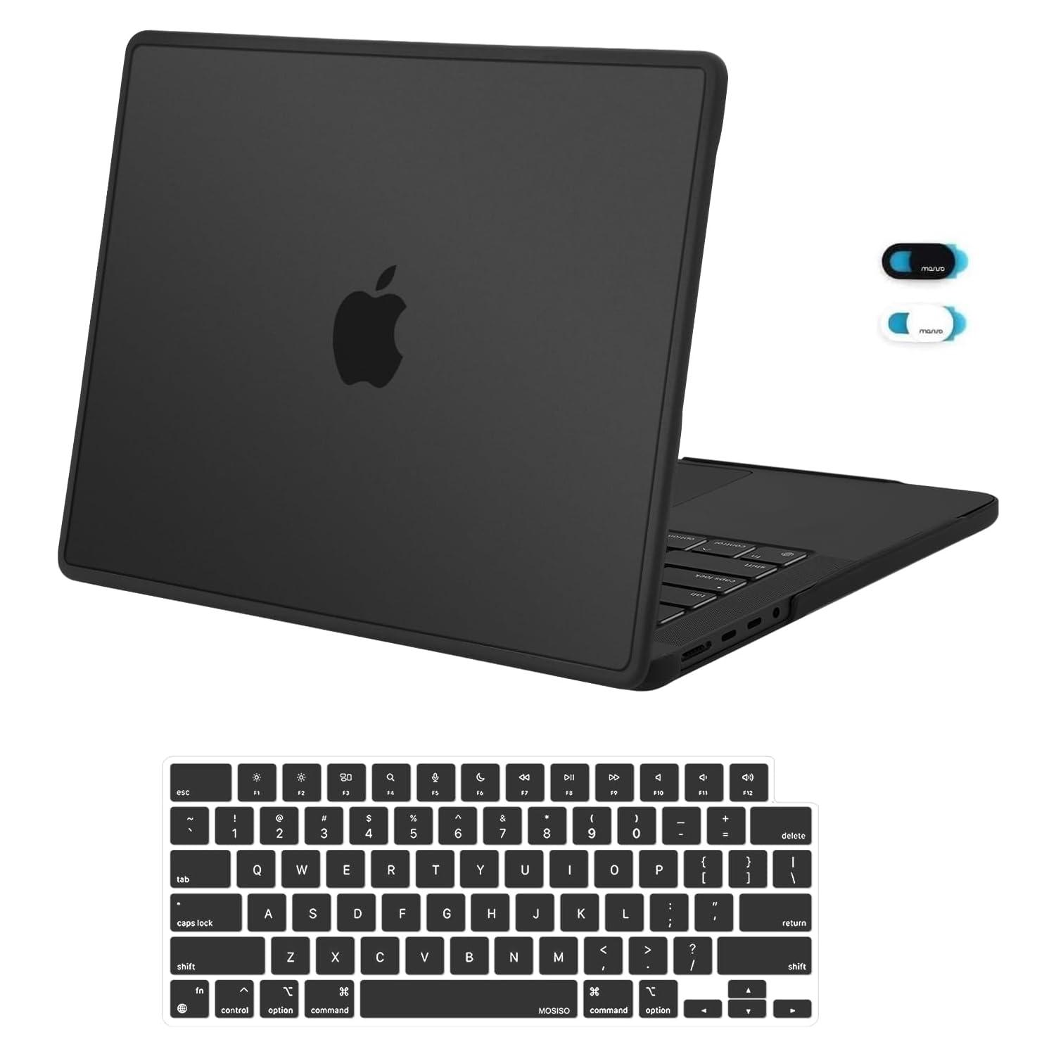 Funda MacBook Pro 14" Mosiso TPU Anti-Rajaduras Negro