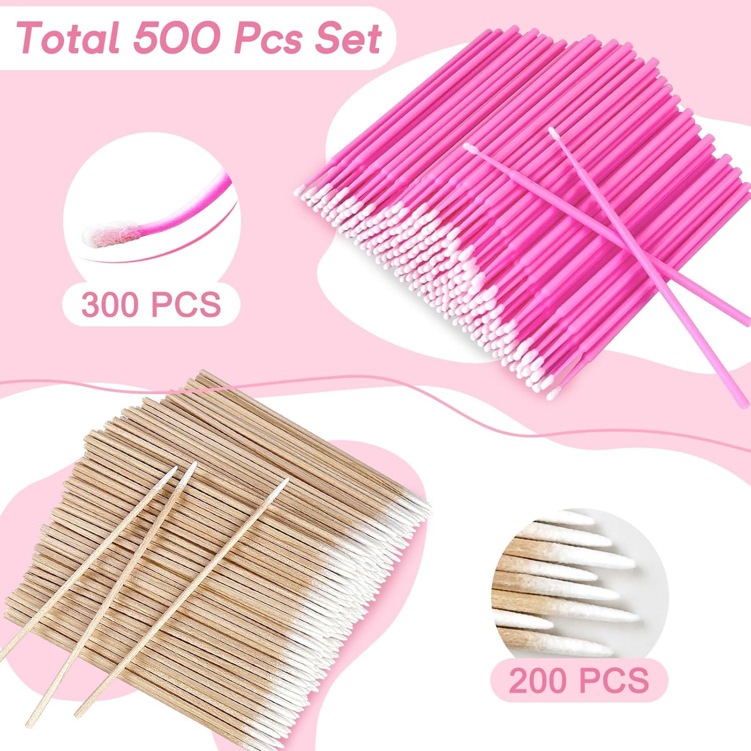 Set de 500 Hisopos Micro y Bastones de Algodón EYX Formula