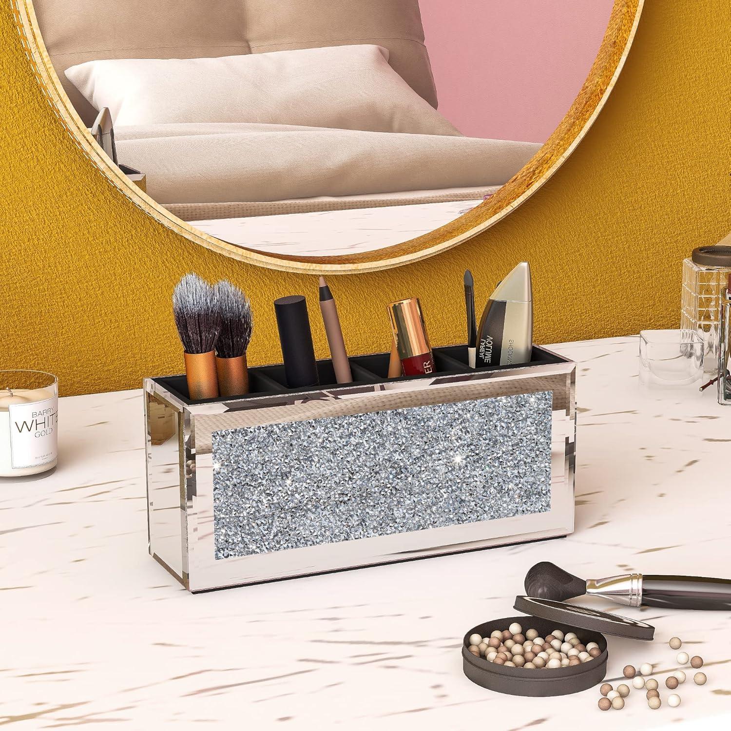 Organizador de Maquillaje SHYFOY 4 Compartimentos Espejado