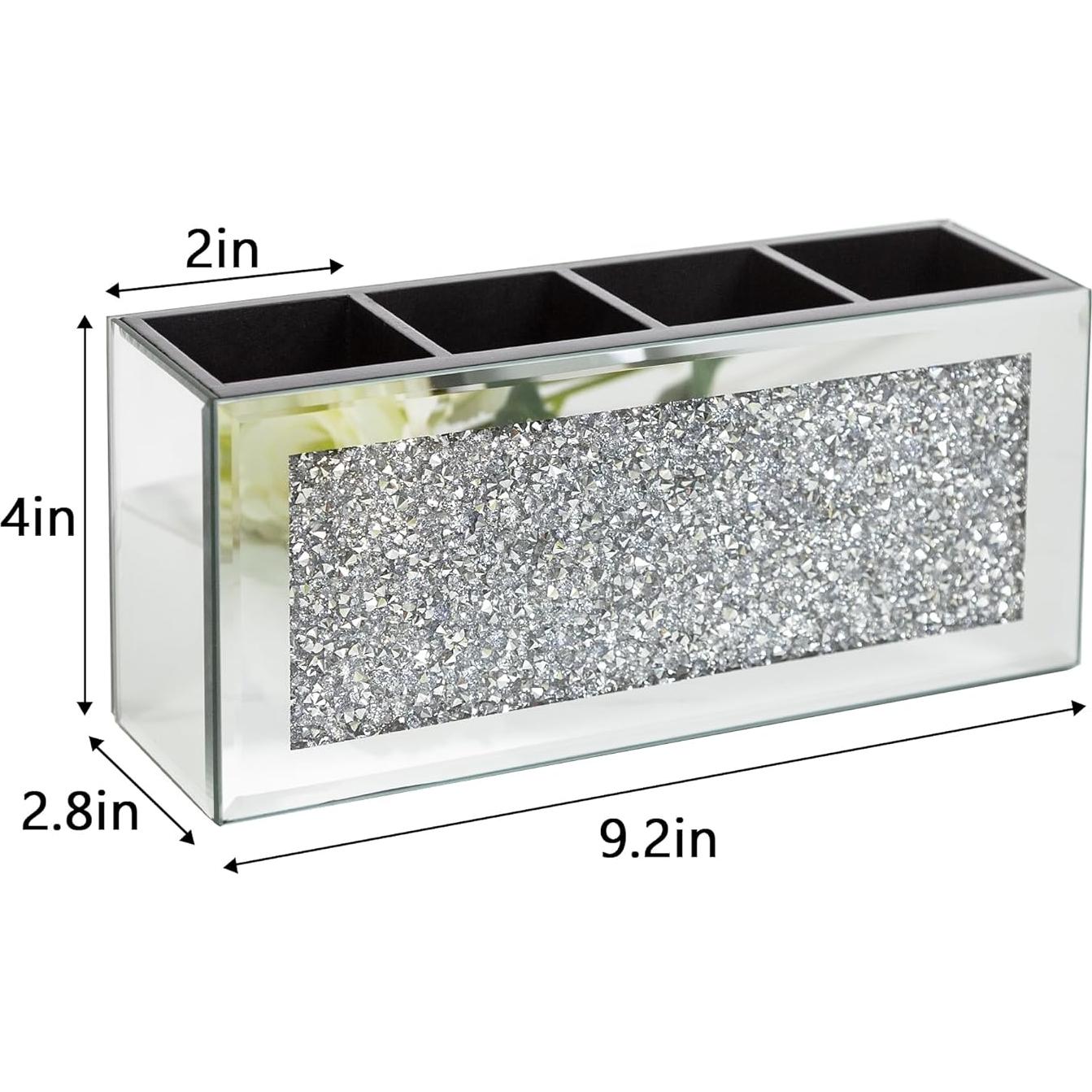 Organizador de Maquillaje SHYFOY 4 Compartimentos Espejado