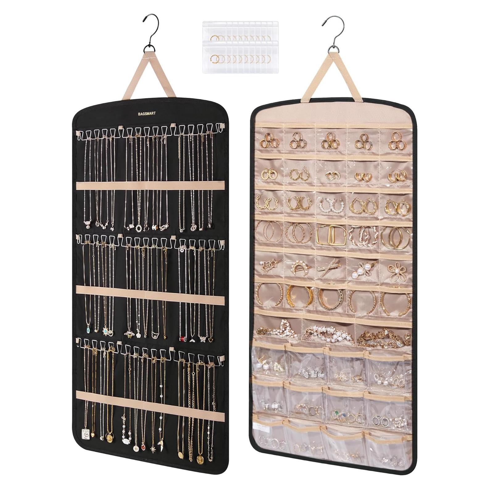 Organizador de Joyería Colgante BAGSMART Extra Grande Negro