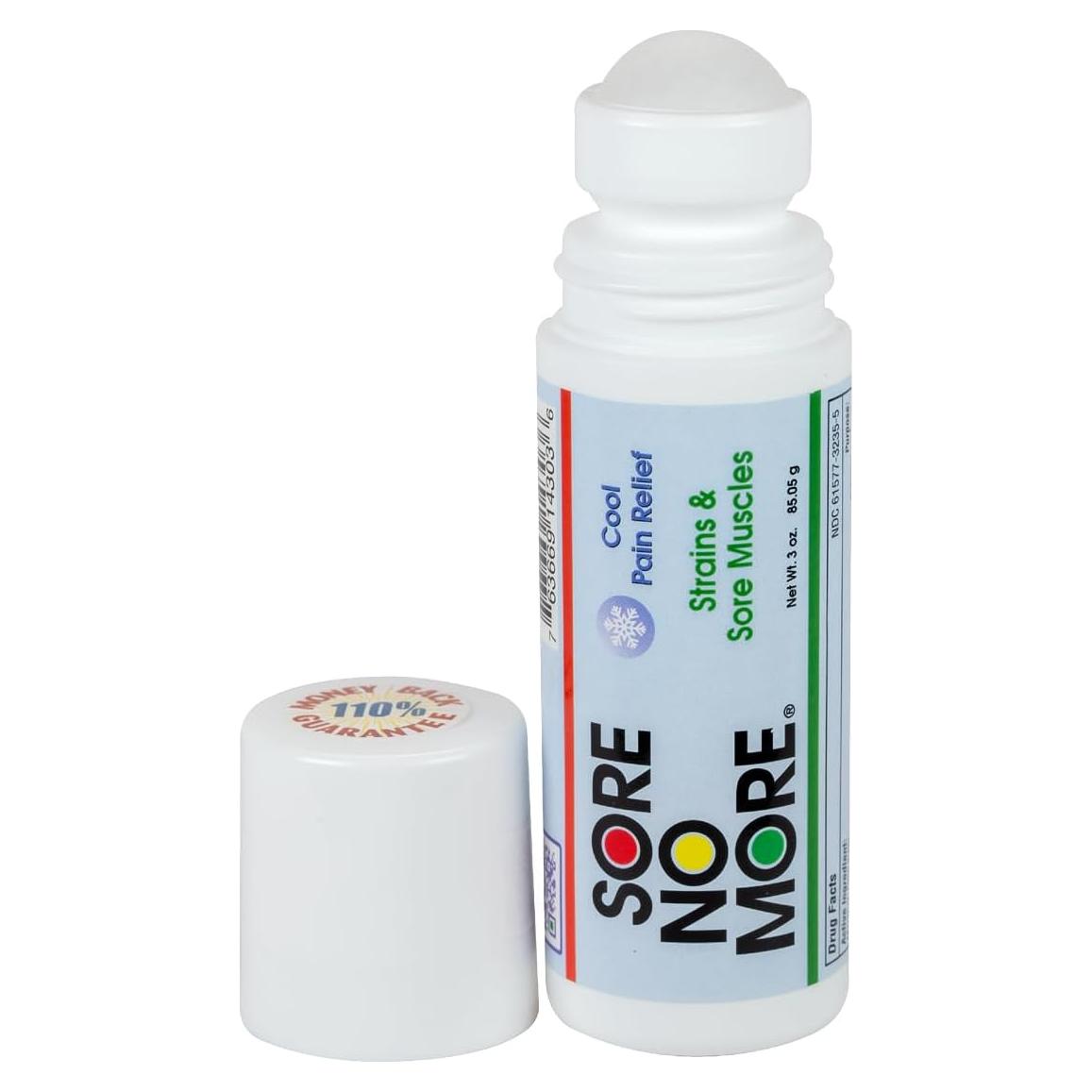 Gel Refrescante Sore No More 85 g para Dolores Musculares