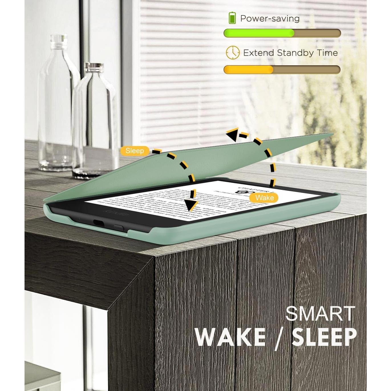 Funda MoKo para Kindle 11ª Gen 2024/2022 Verde Agave