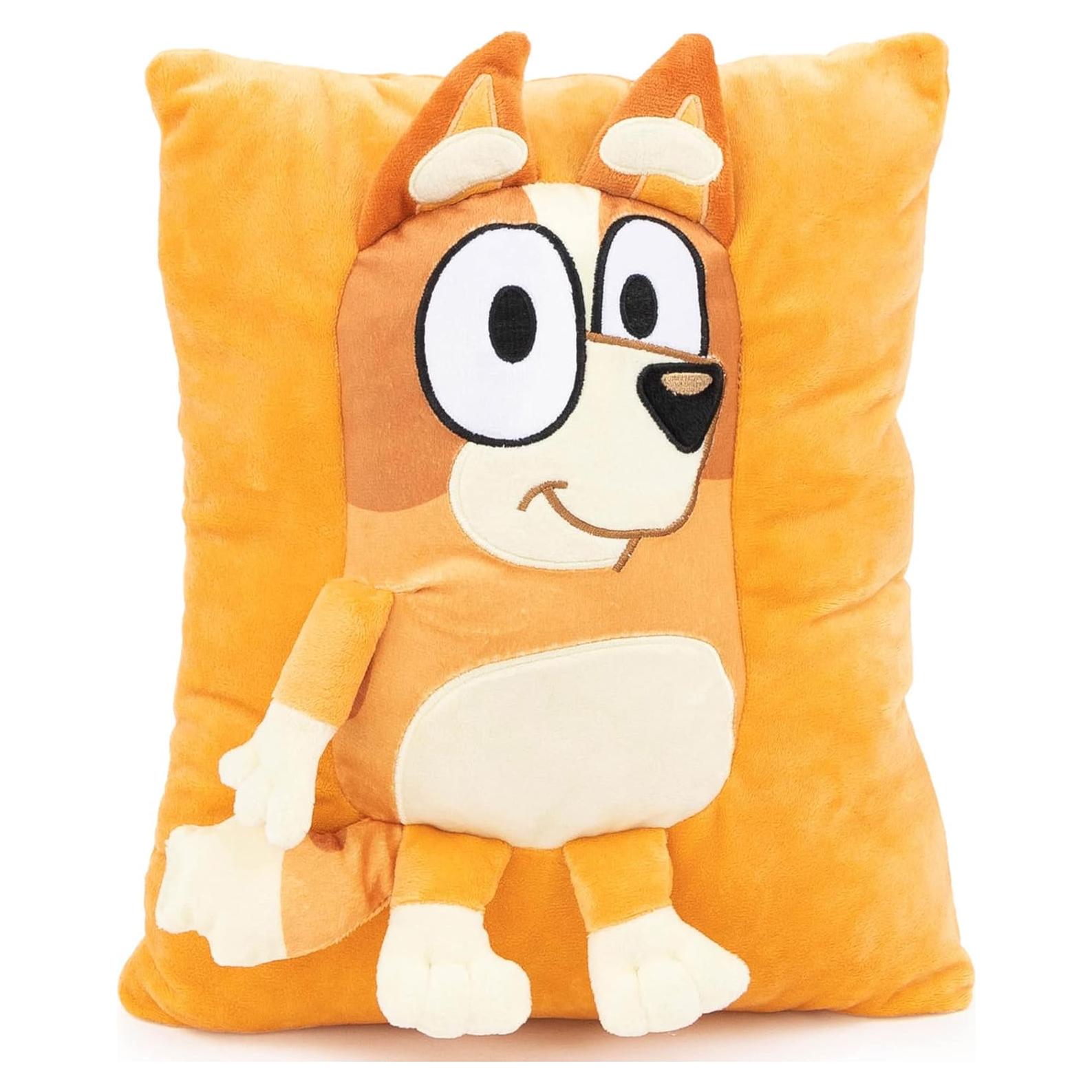 Almohada de Abrazo Bluey Bingo 33 cm - Peluche Suave Oficial