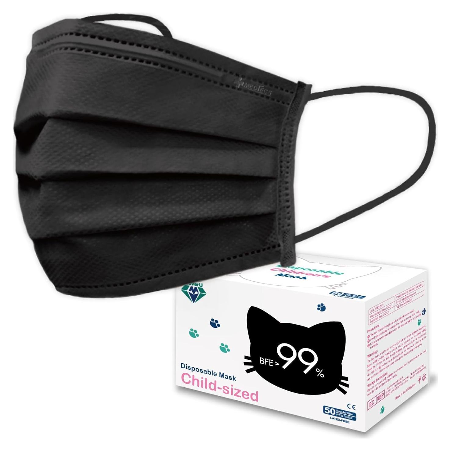 Mascarilla desechable Medtecs para niños 50 PCs - 3 capas