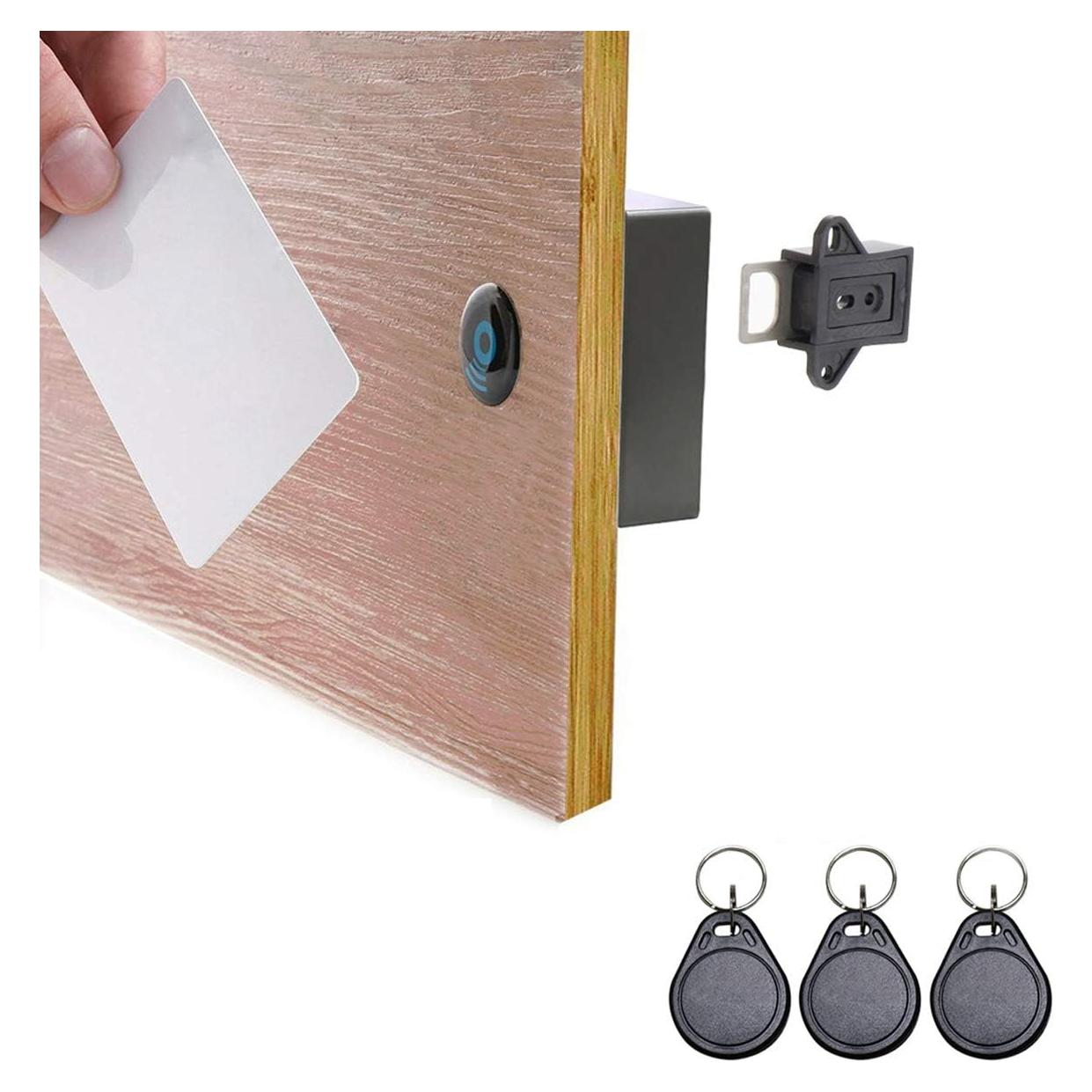Cerradura Electrónica RFID ETEKJOY Oculta para Armarios de Madera