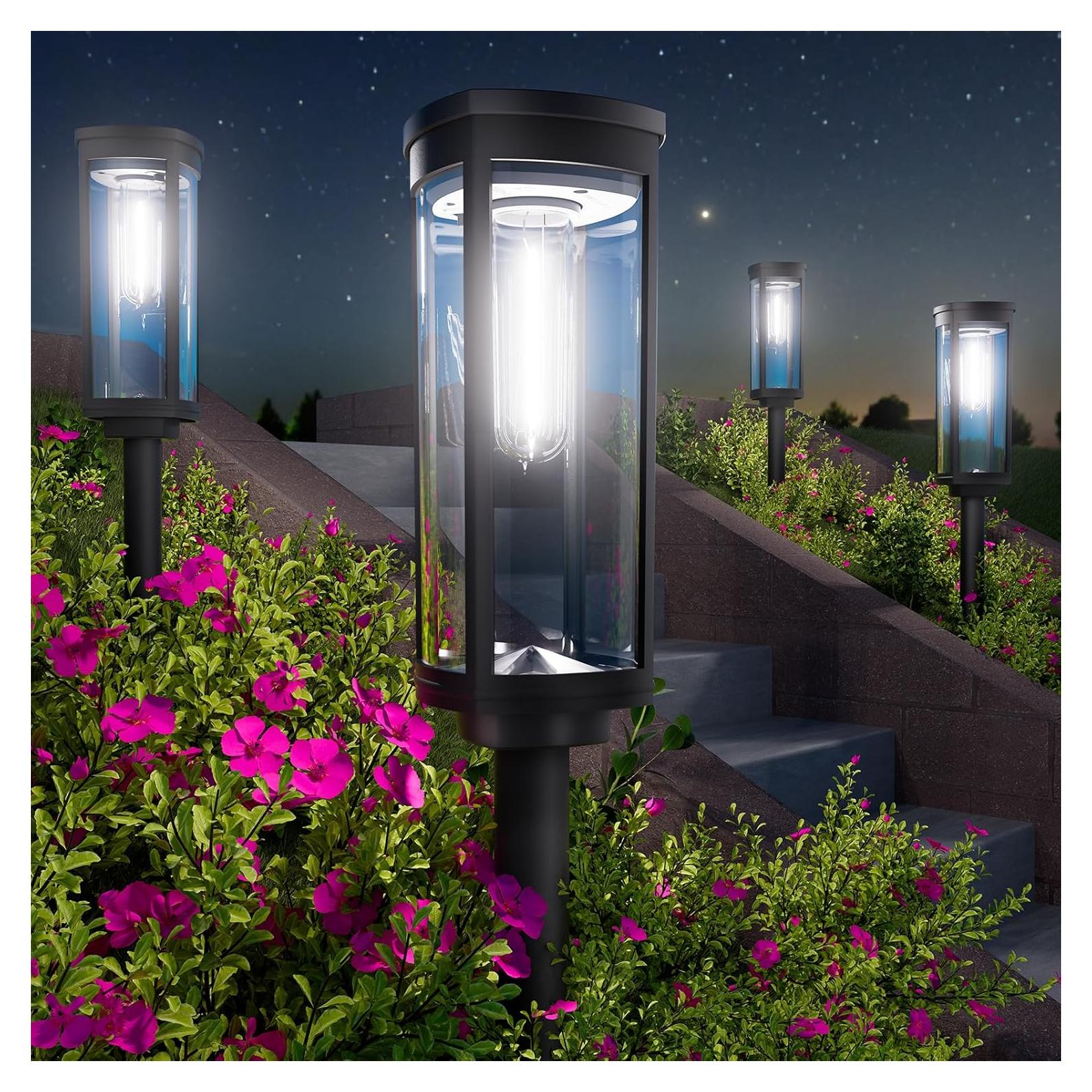 Luces de Camino Solares BITPOTT 2 Paquete IP65 Jardín