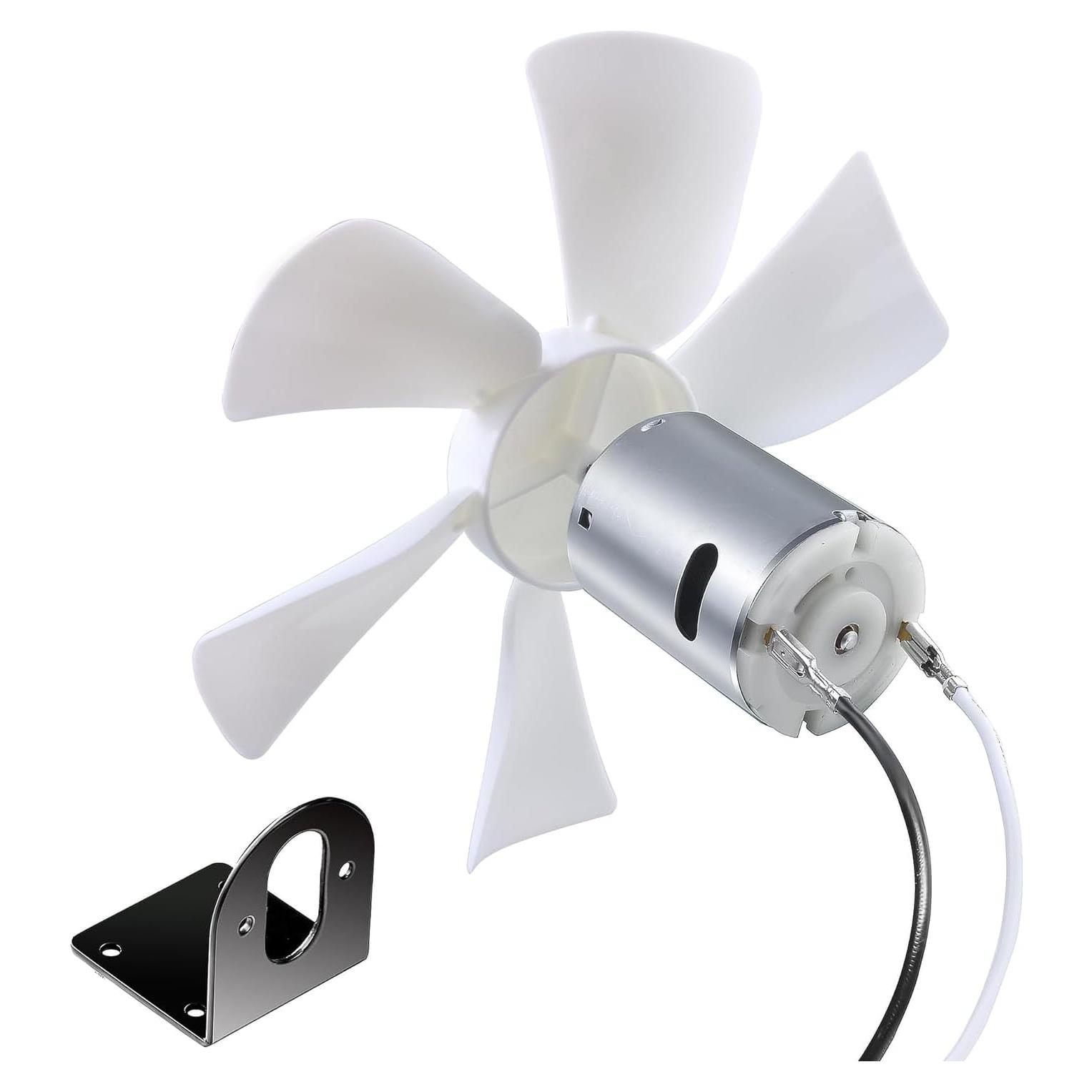 Motor de Eje Redondo PlusRoc 12V para Ventilador RV 6"