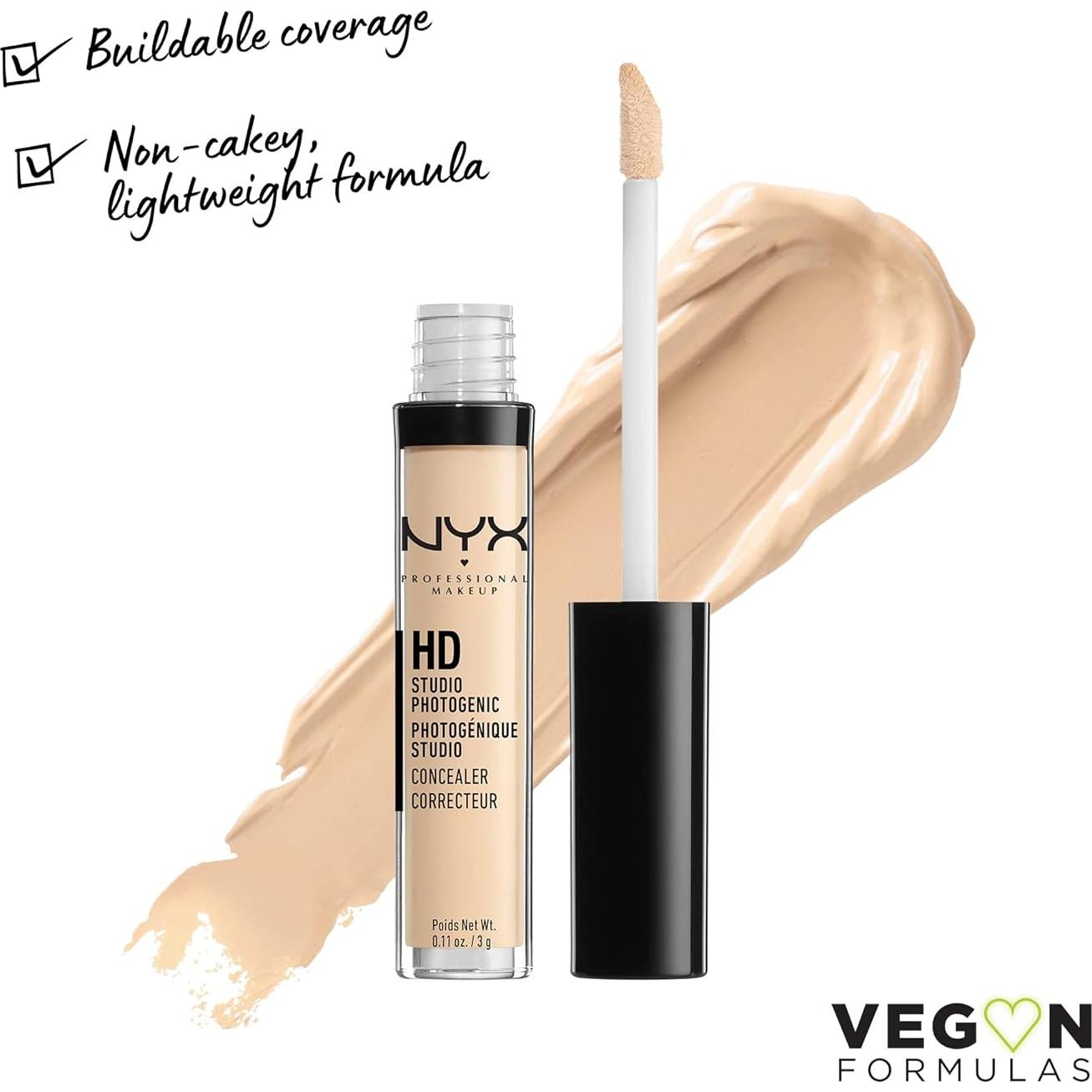 Corrector Fotogénico HD NYX Alabastro 3.25 ml - Cobertura Media