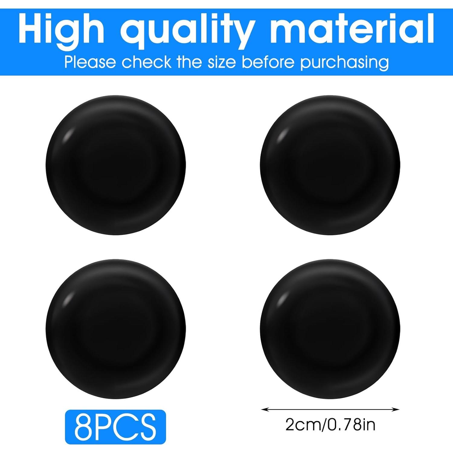 Cubierta Protectora de Agujero de Llave TIESOME 8 Pcs Negro