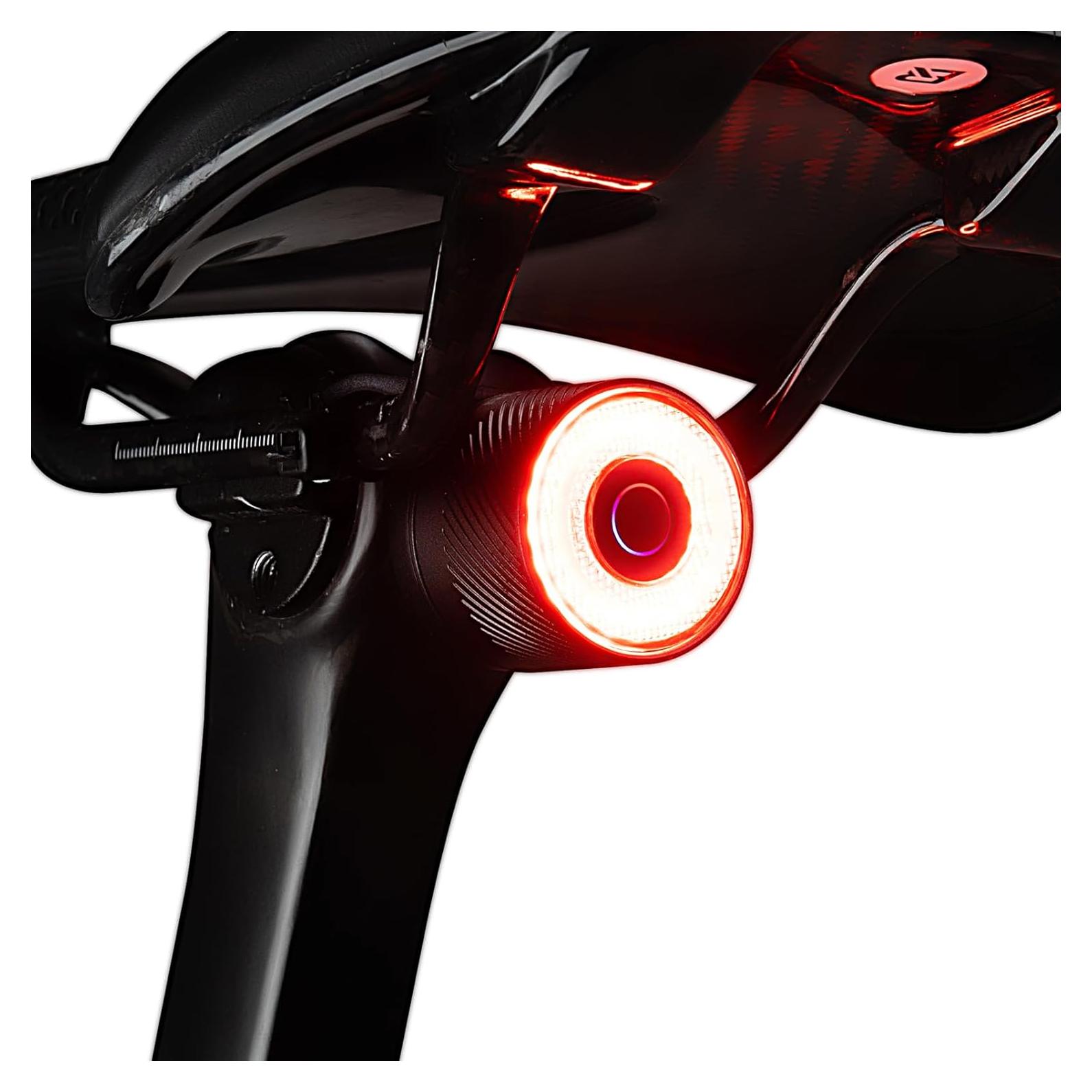 Luz Trasera Inteligente ROCKBROS para Bicicleta IPX6 Recargable
