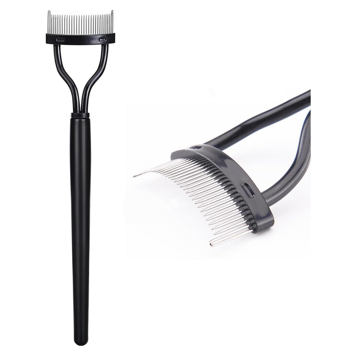 Peina Separadora de Pestañas KINGMAS con Tapa Curvada