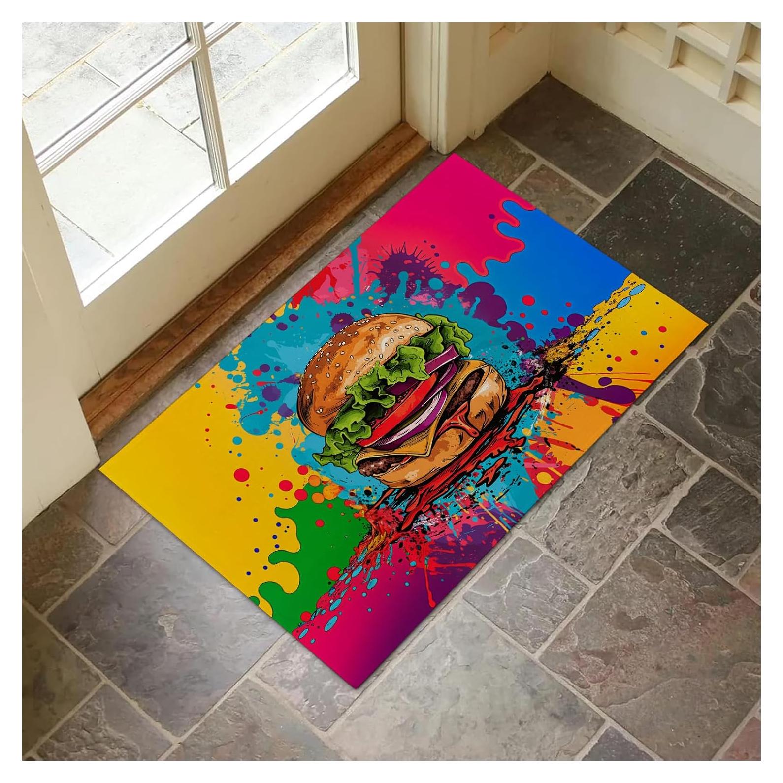 Alfombra de Entrada VANZEV 43x75 cm Antideslizante Colorida