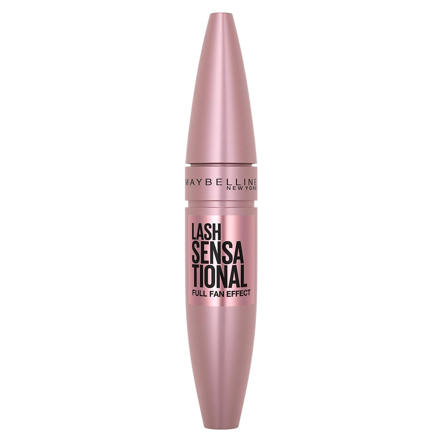 Máscara Lavable Maybelline Lash Sensational, Negro 9g