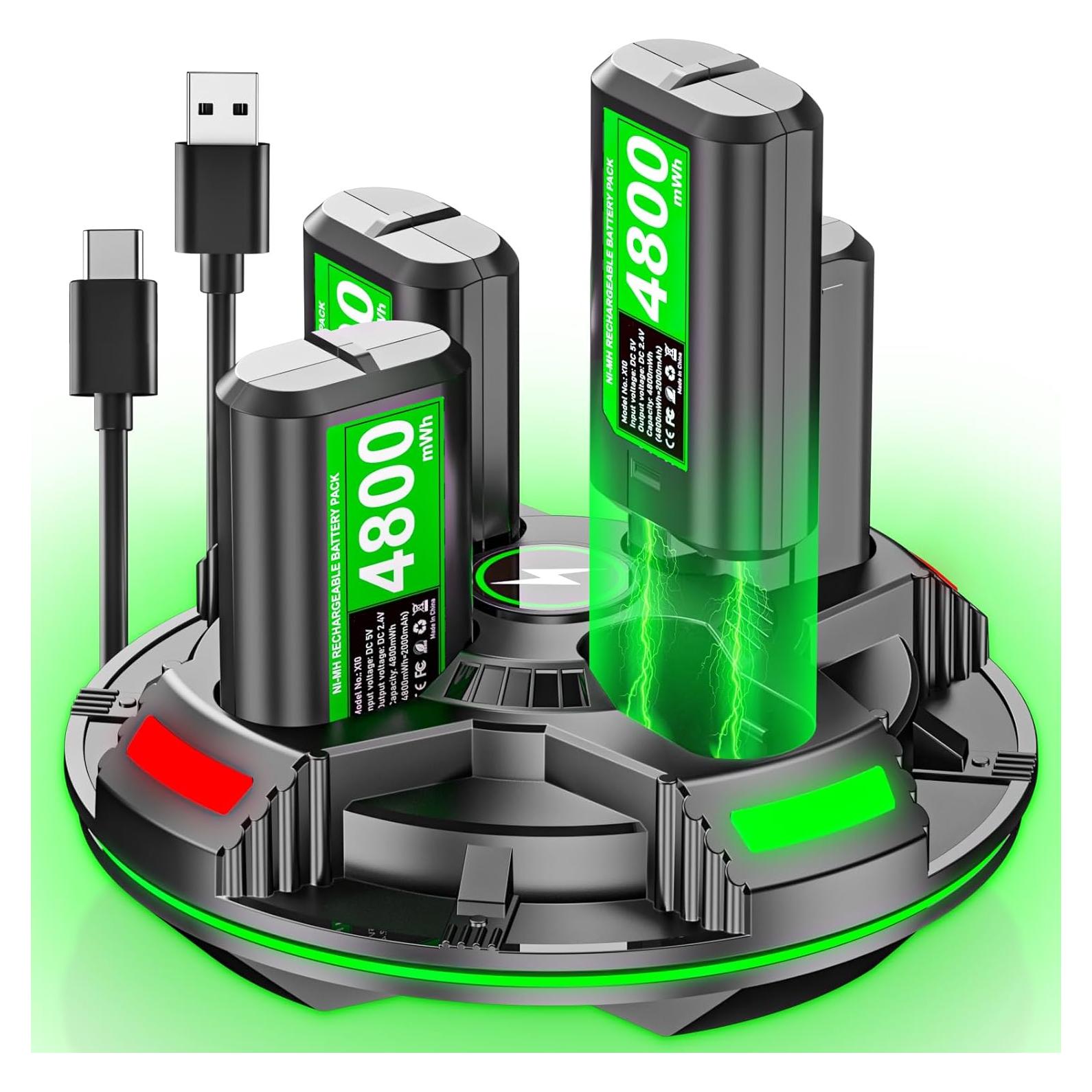 Paquete de Baterías Recargables URXTRAL para Controlador Xbox