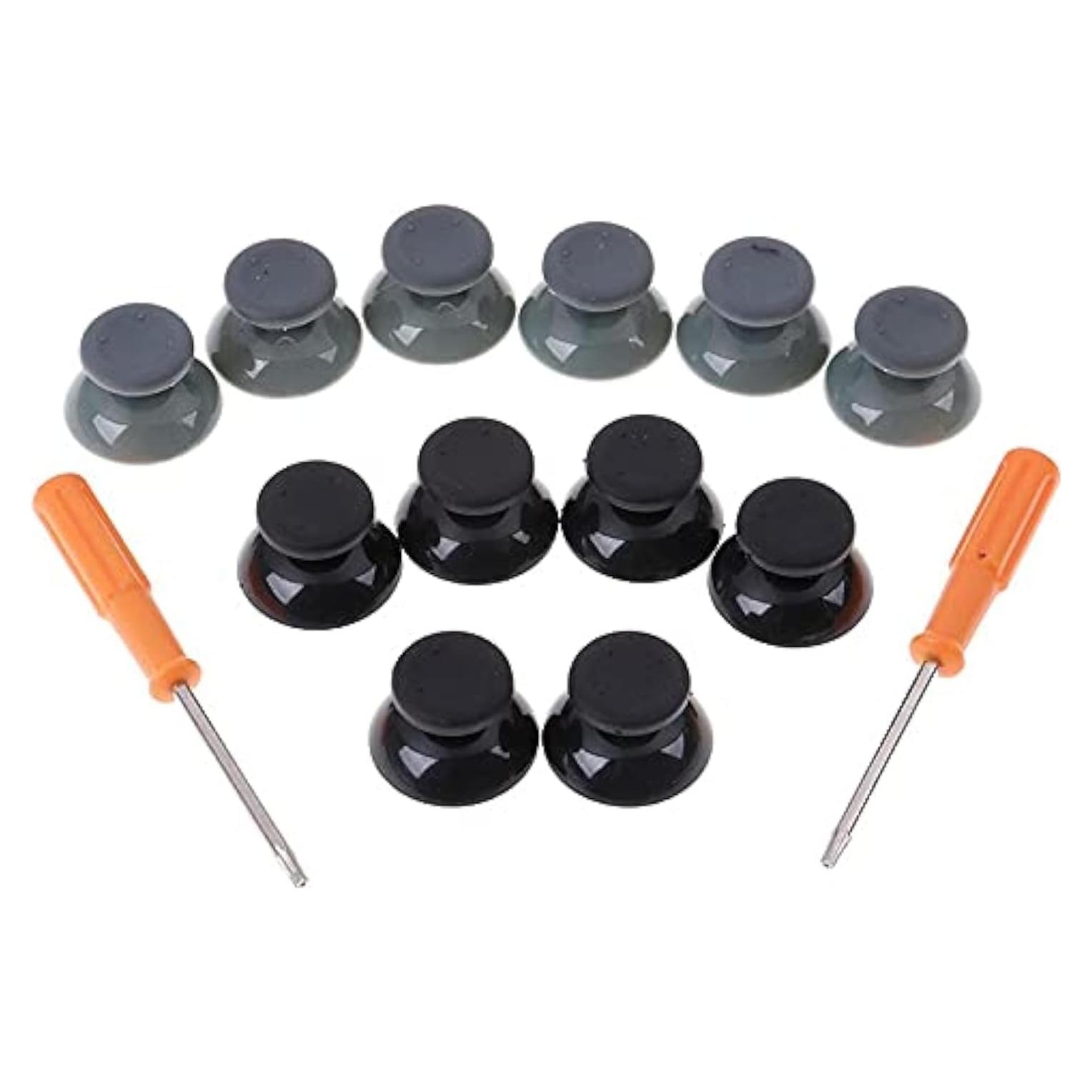 Tapa de Joystick 3D NSLikey Gris para Xbox 360 - 6 Piezas