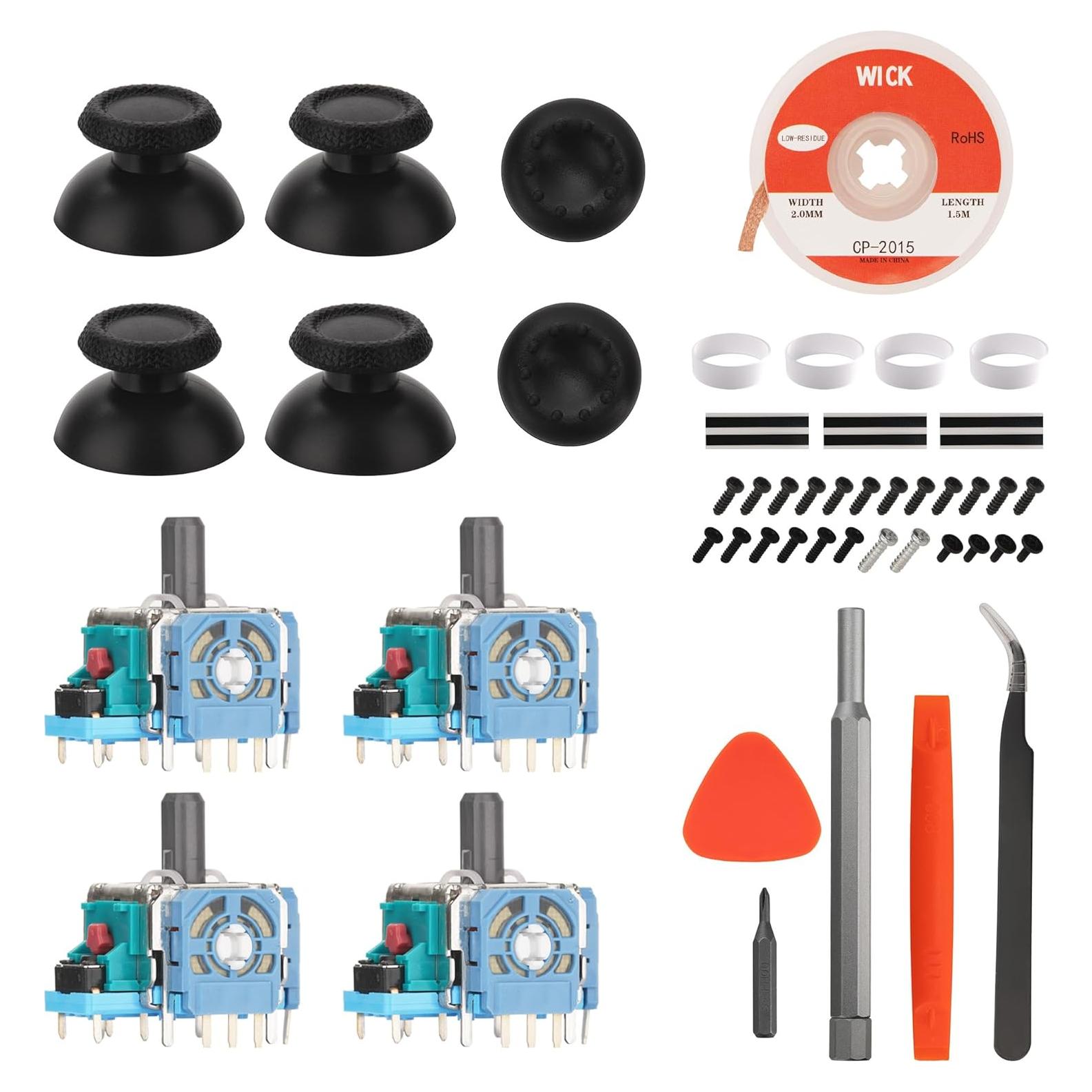 Reemplazo Joystick Benseager para Controlador PS5 - 4 Piezas