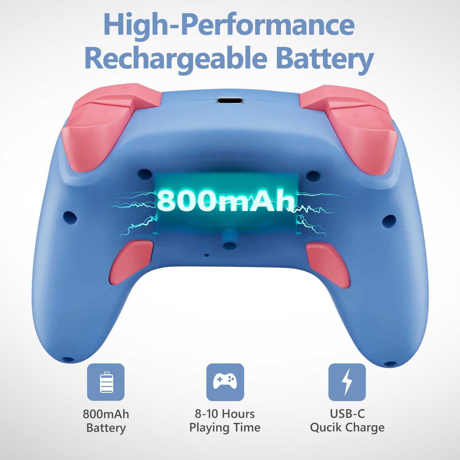 Controlador Inalámbrico CHENGDAO para PC y Switch - Joysticks Hall