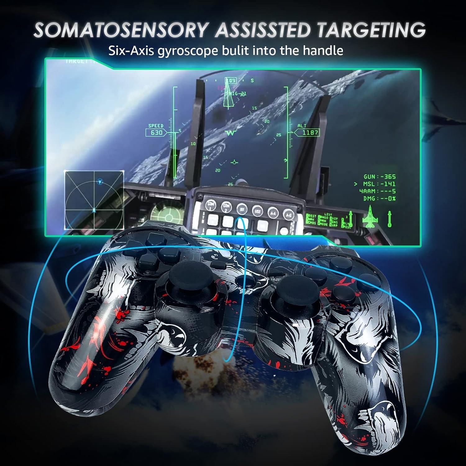 Controlador Inalámbrico CHENGDAO para PS3 - Paquete de 2