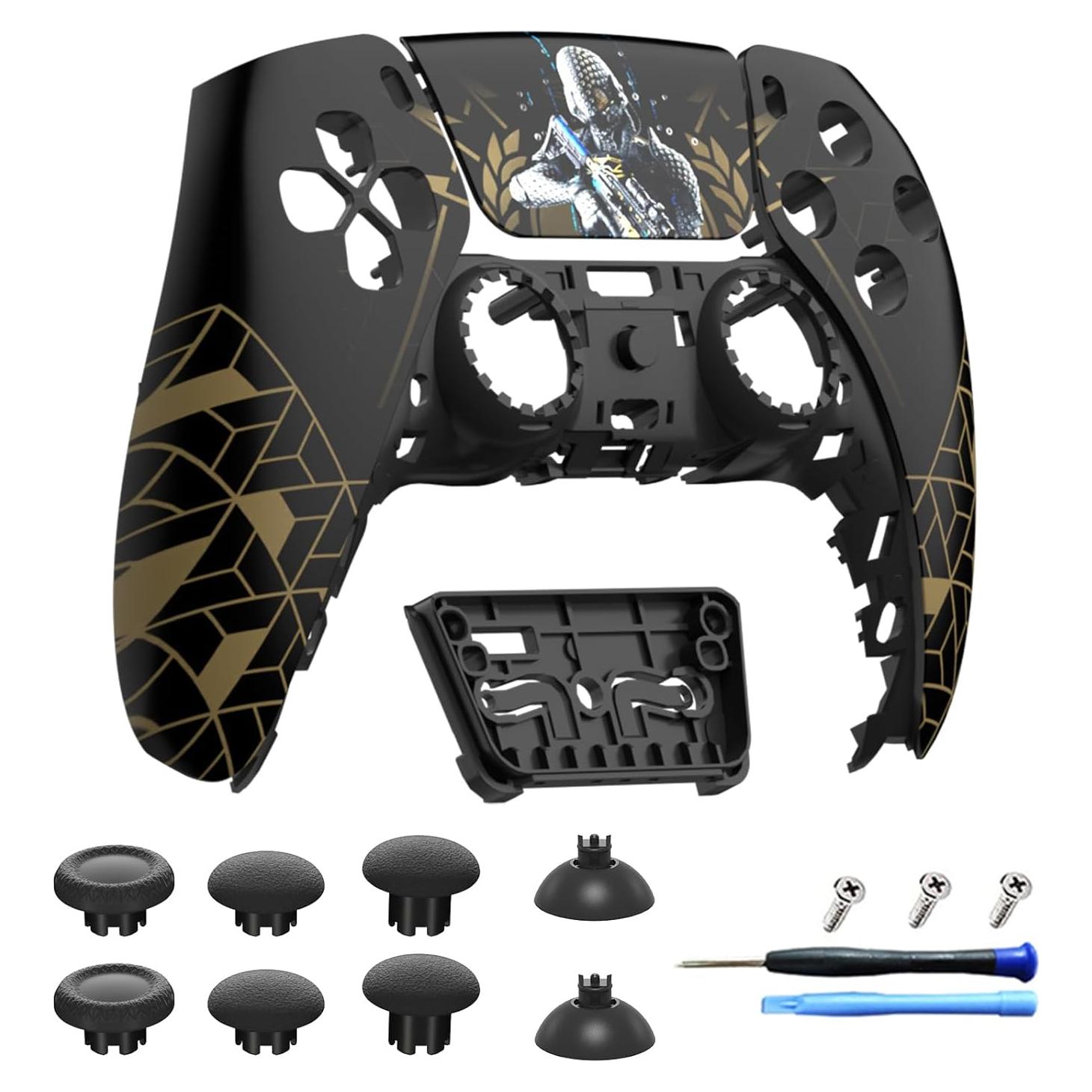 Carcasa Frontal Personalizada CHARM FOCUS para PS5 Escuadrón Sombra