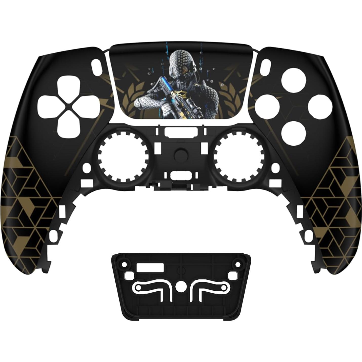Carcasa Frontal Personalizada CHARM FOCUS para PS5 Escuadrón Sombra