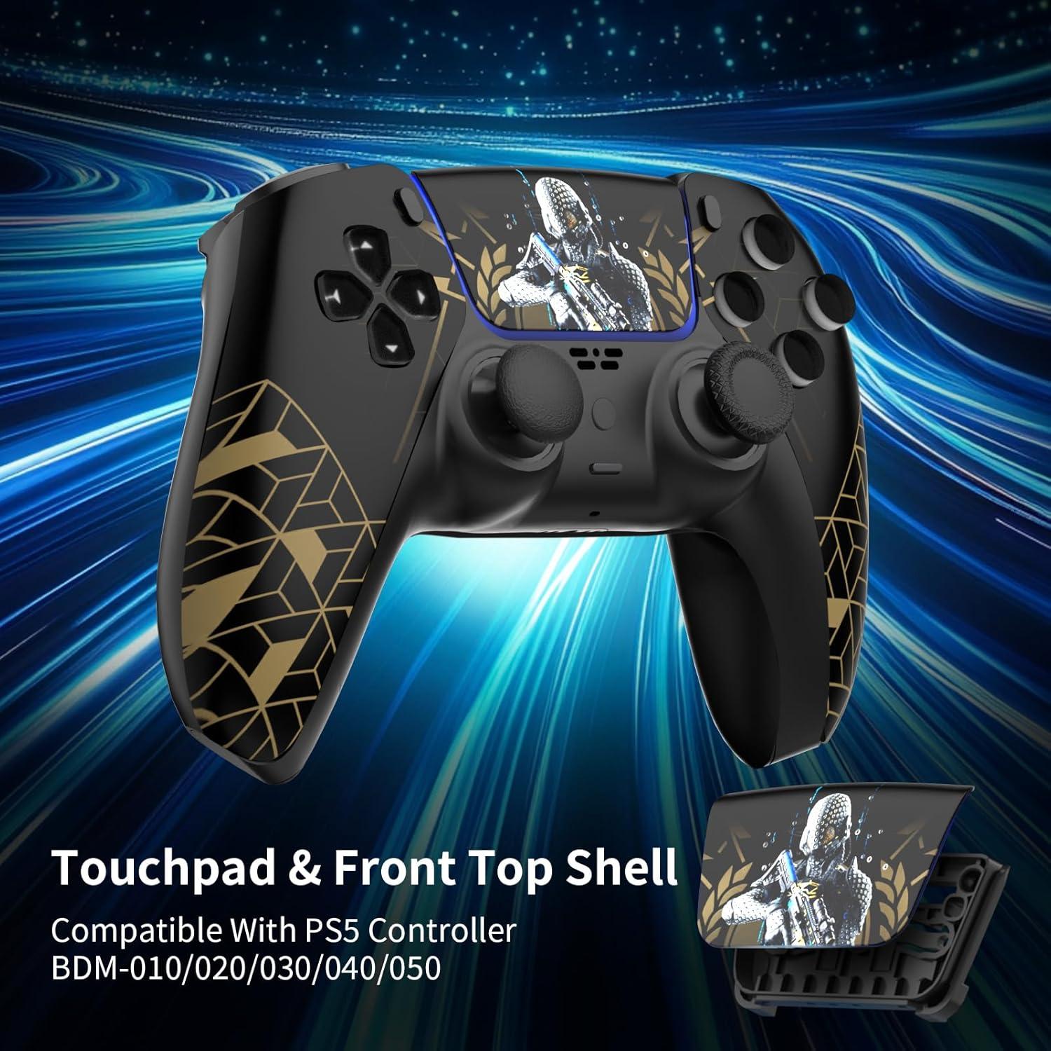 Carcasa Frontal Personalizada CHARM FOCUS para PS5 Escuadrón Sombra