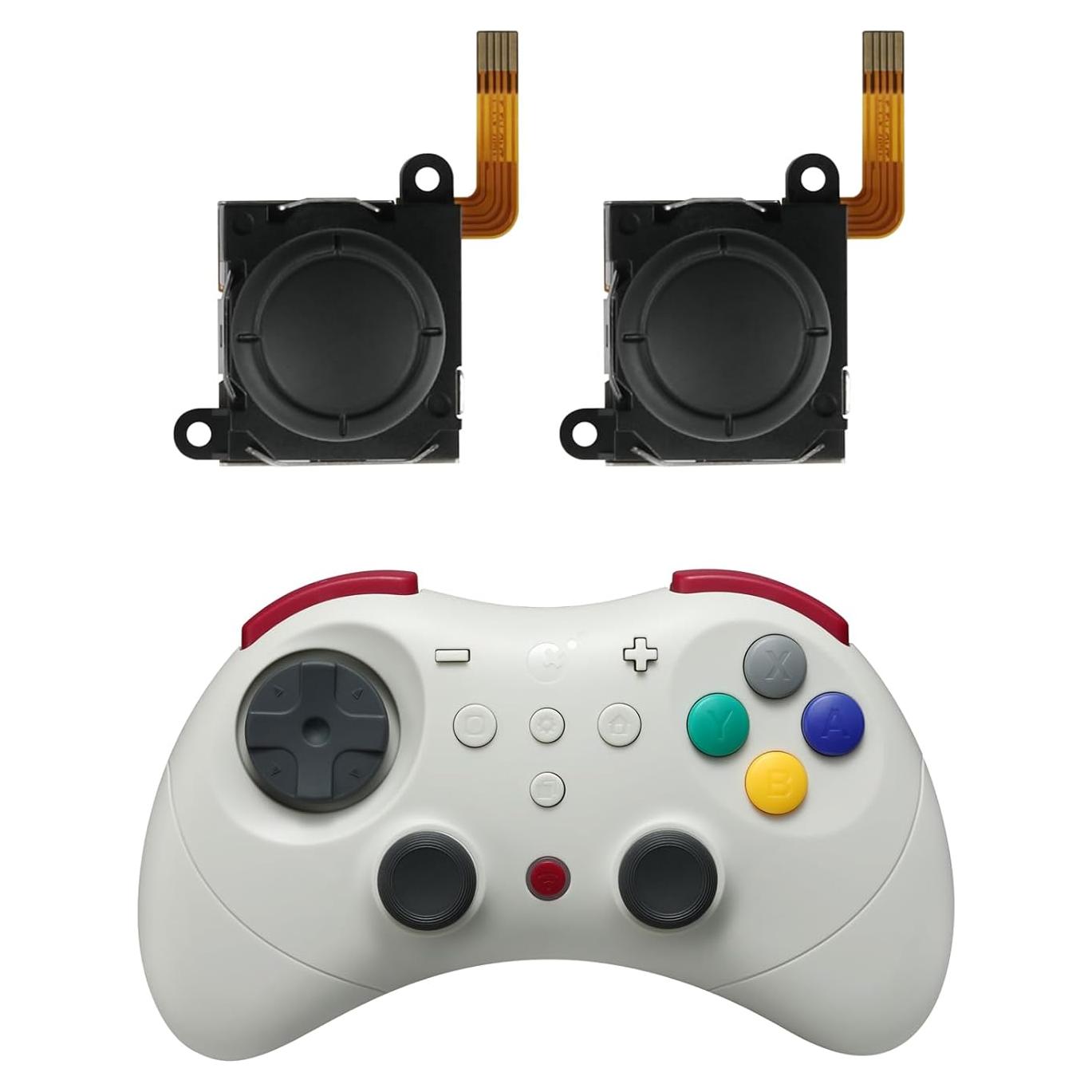 Controlador GuliKit Anti-Drift para Switch Lite/OLED - Joysticks TMR
