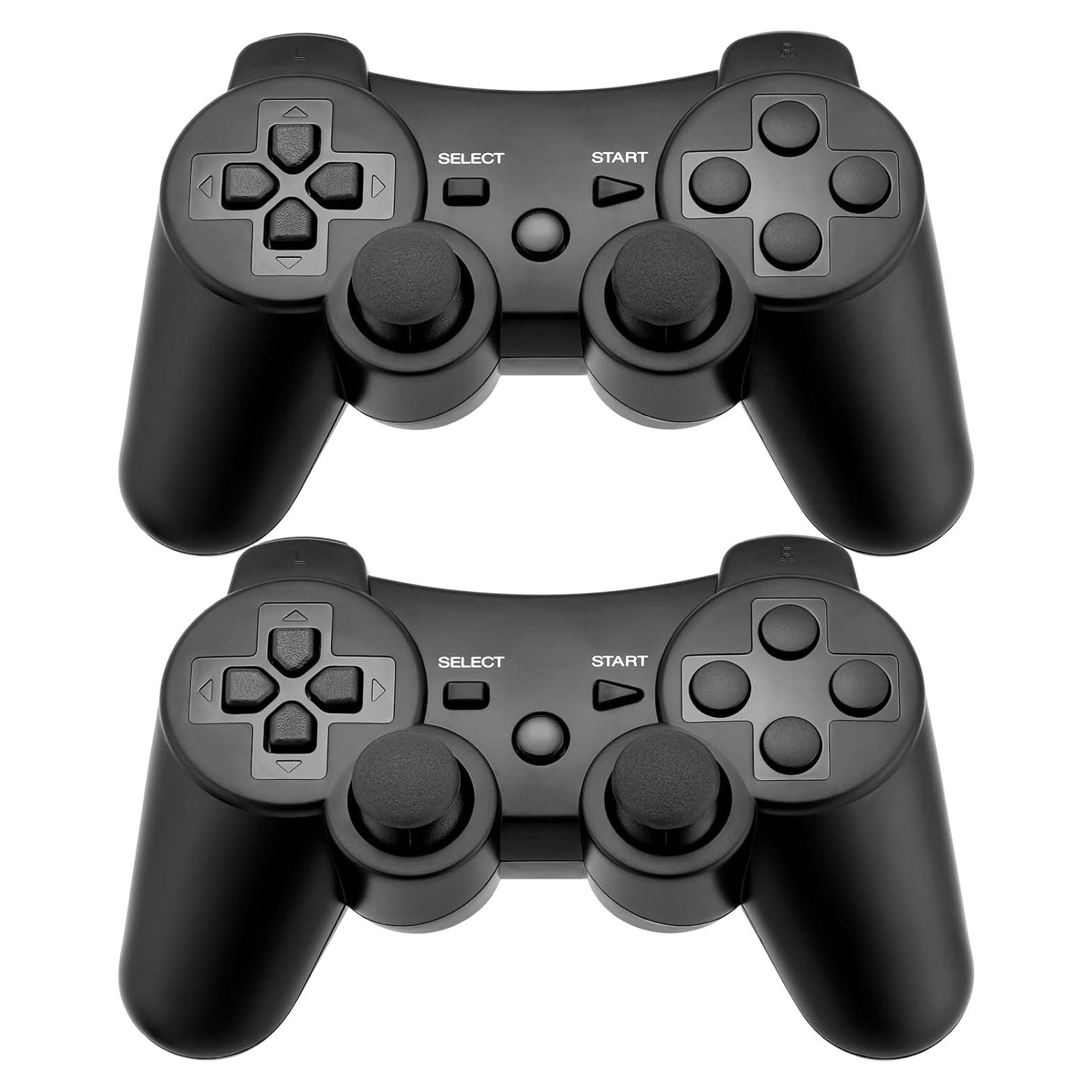 Controladores Inalámbricos PS3 Ceozon - Paquete de 2 con Cables