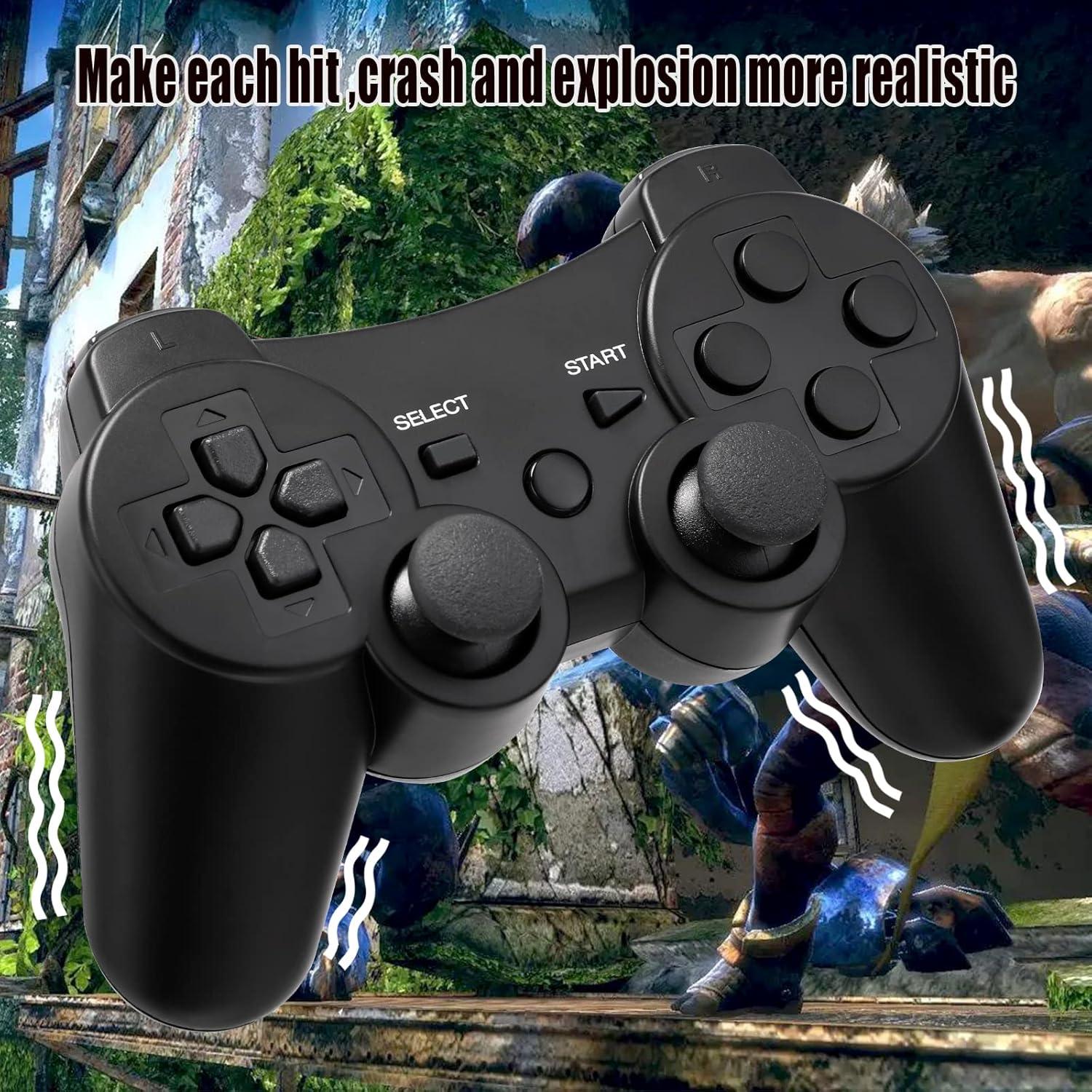 Controladores Inalámbricos PS3 Ceozon - Paquete de 2 con Cables