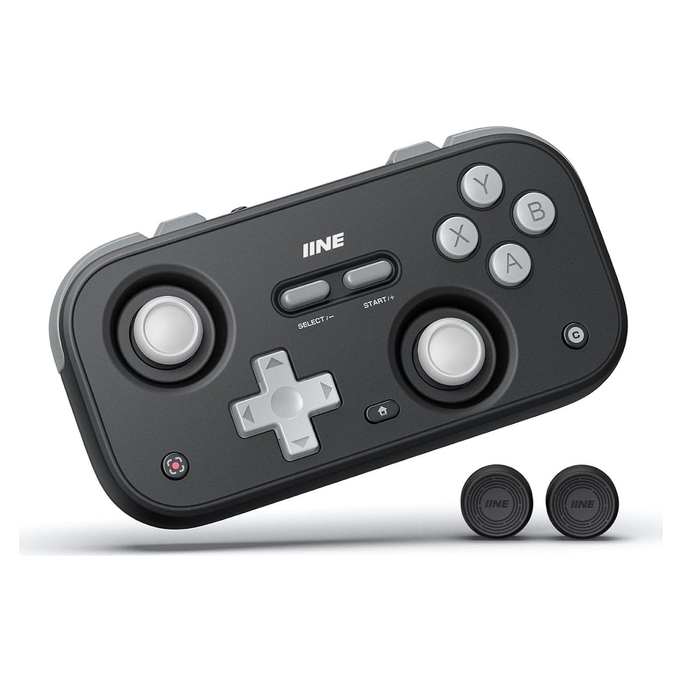 Controlador Inalámbrico Retro IINE - Gamepad Compacto Negro