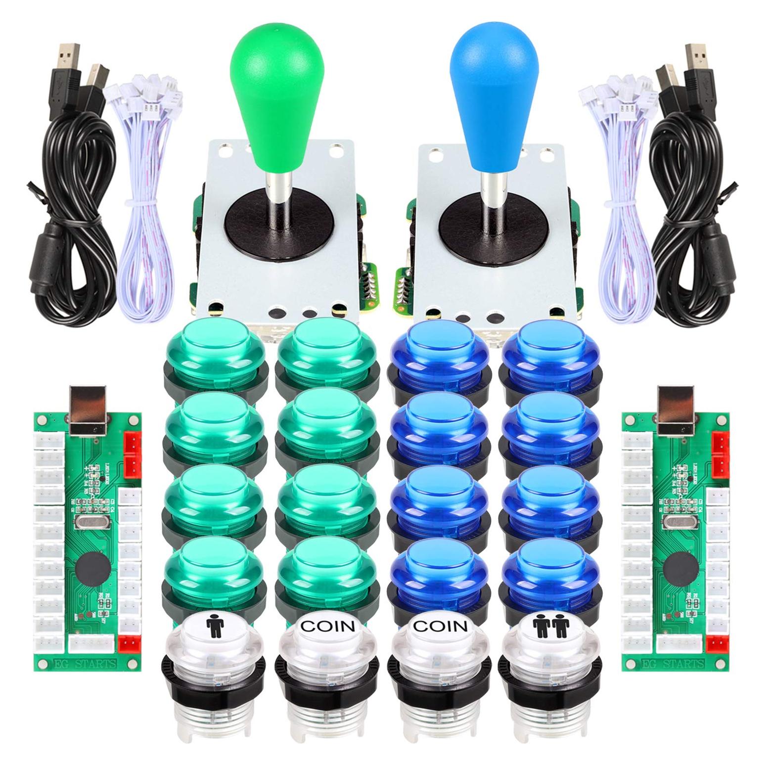 Kit de Juego Arcade DIY EG STARTS para 2 Jugadores LED