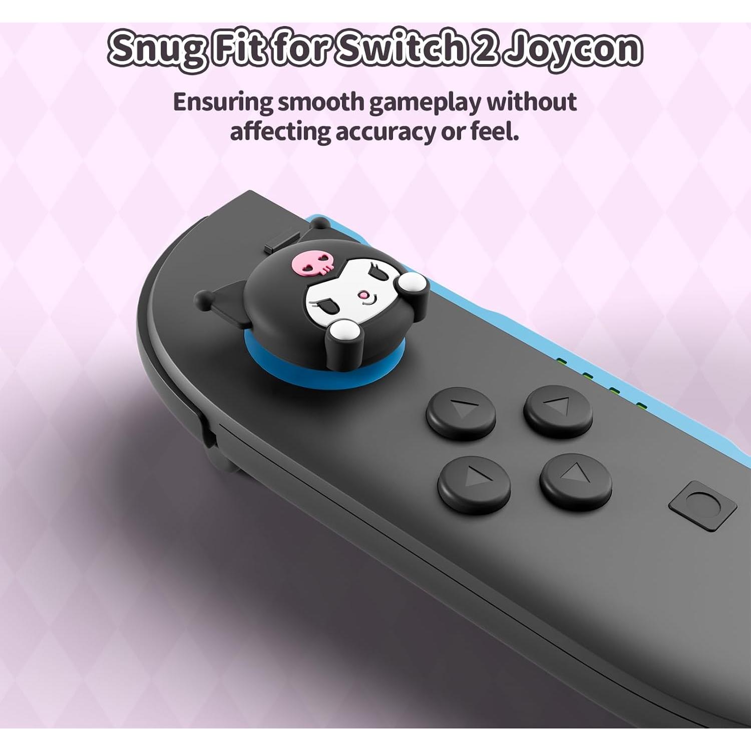 Tapas de agarre para pulgar Kuitmor para Nintendo Switch 2 - 4 Piezas