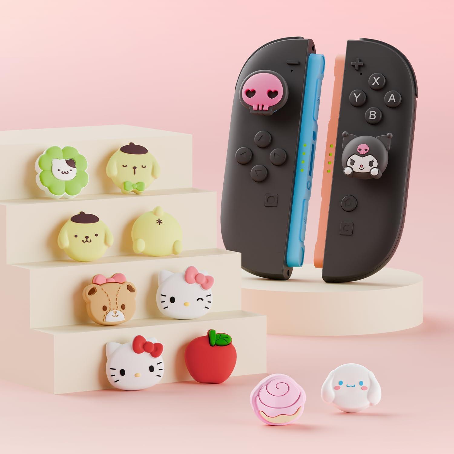 Tapas de agarre para pulgar Kuitmor para Nintendo Switch 2 - 4 Piezas