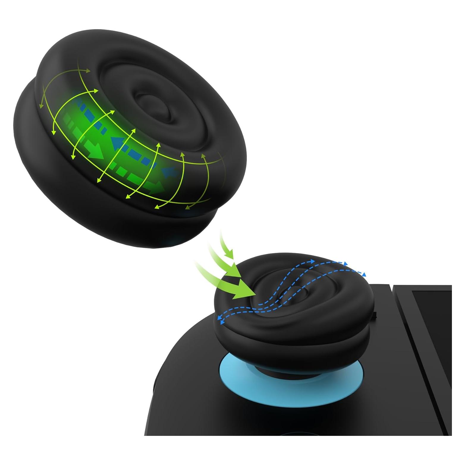 Tapas de Almohadilla para Pulgares PlayVital para Switch 2 - 4 Pack