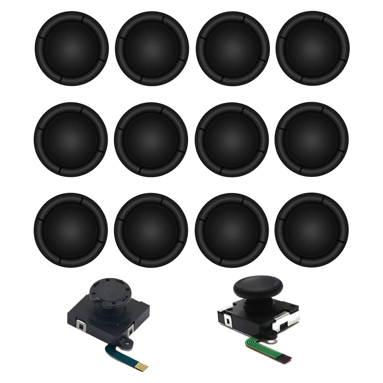 12 Empuñaduras de Silicona para Joystick Nintendo Switch CTHTBZ