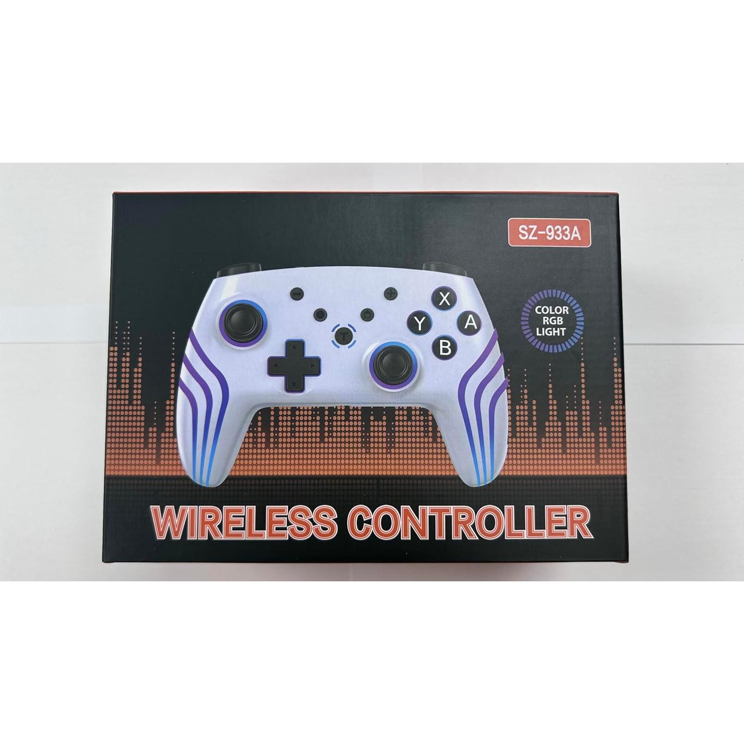Controlador Pro Inalámbrico MYSTILUCK para Switch y PC RGB