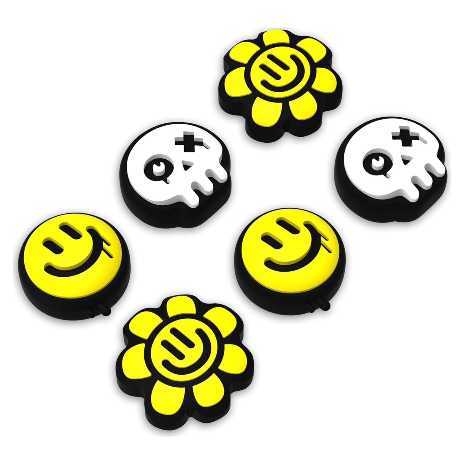 Agarraderas para Pulgar PlayVital para Nintendo Switch 2 - 6 Tapas de Silicona