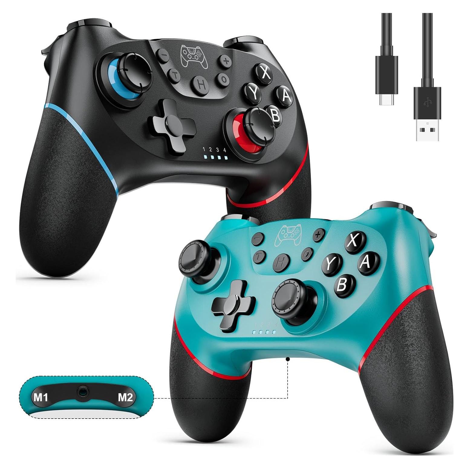 Controladores Inalámbricos Diswoe para Switch 2 en 1 con Mapeo