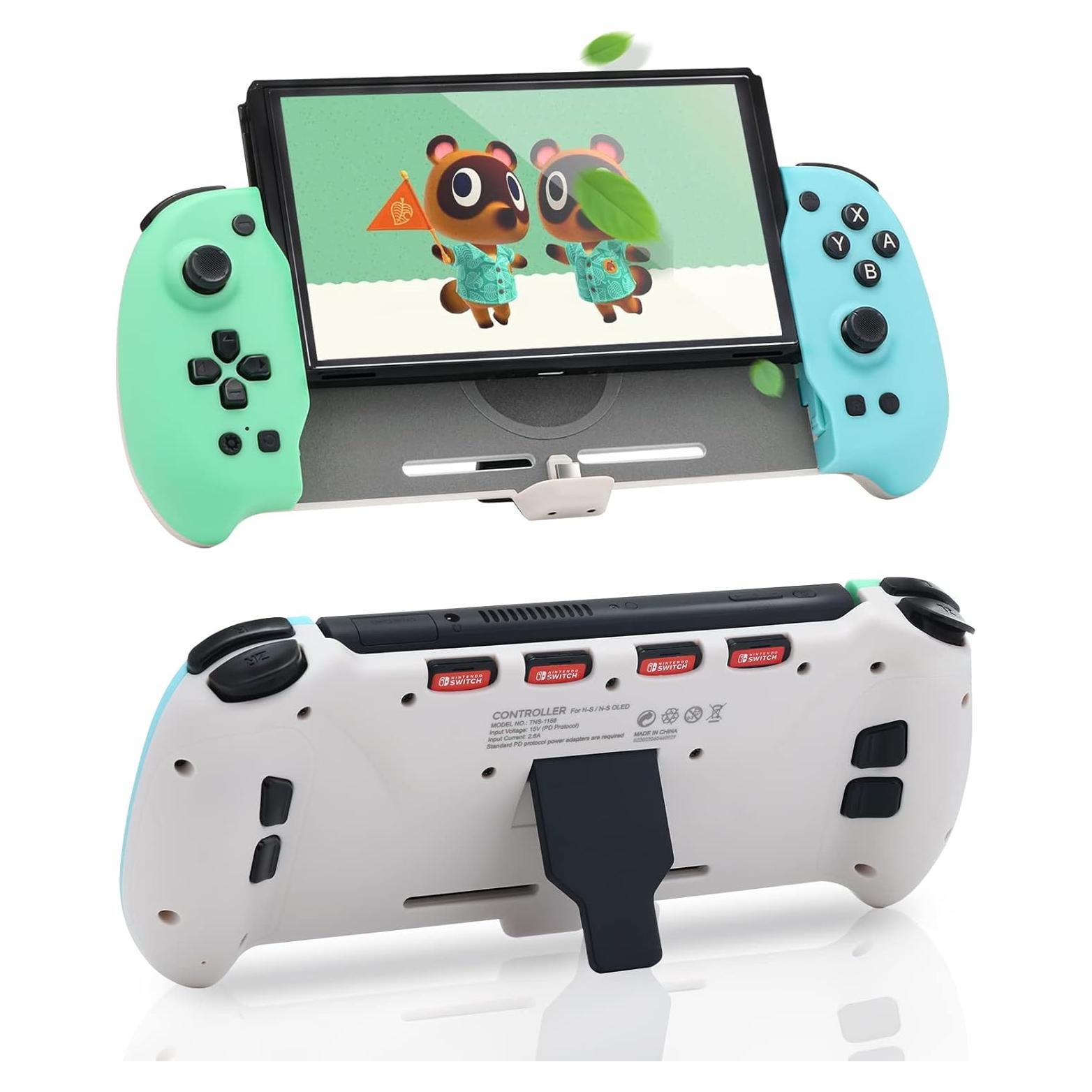 Controlador Inalámbrico ECHZOVE para Nintendo Switch OLED Animal Crossing