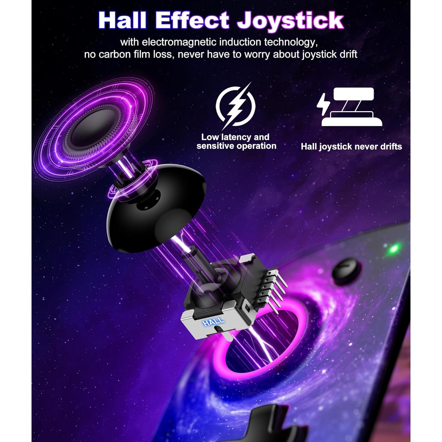 Controlador Inalámbrico Spican para Nintendo Switch/OLED - Joypad Ergonómico con Luces