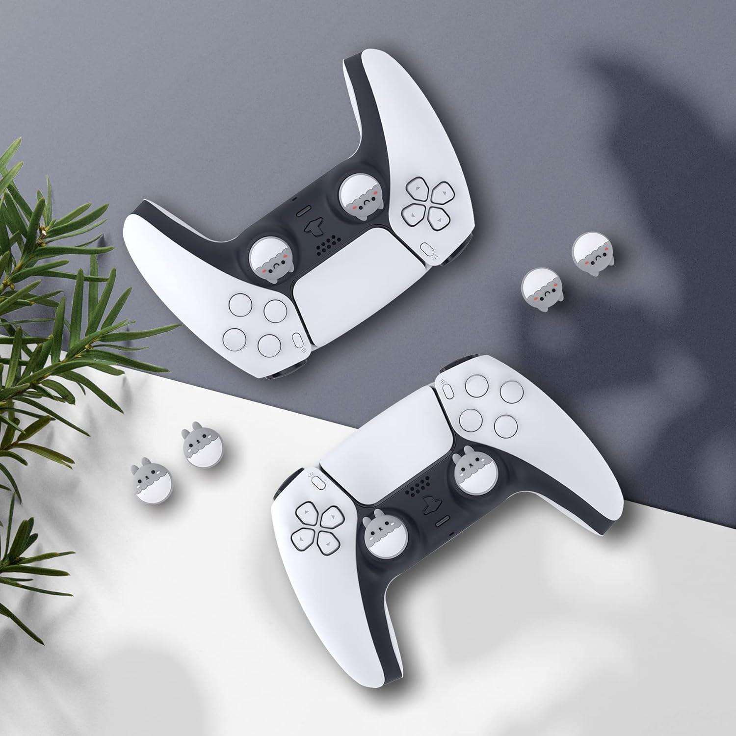 Tapones de Joystick PlayVital para PS5/Xbox/Switch - Conejo y Ardilla