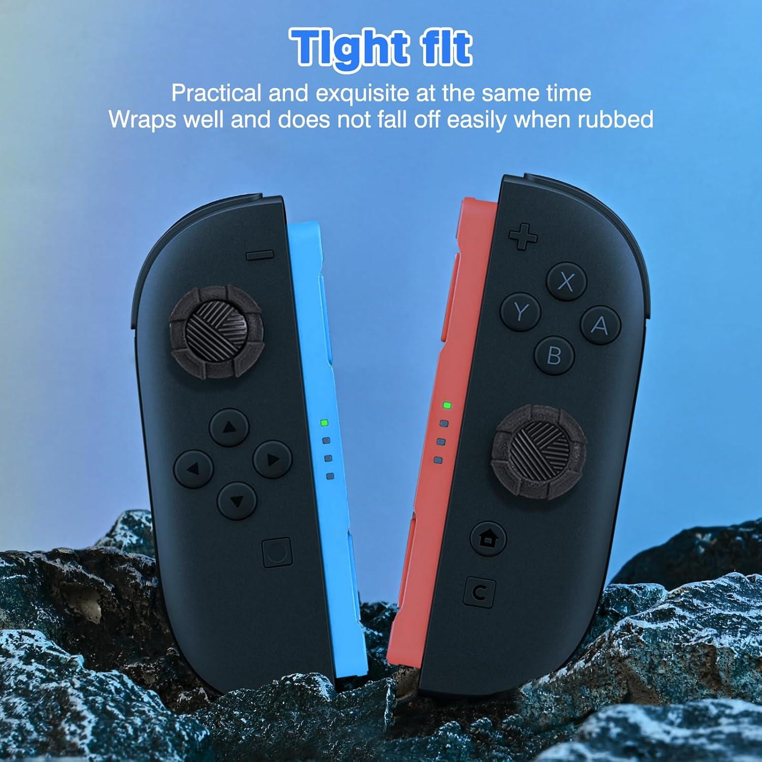 Agarraderas de Silicona DLseego para Nintendo Switch 2 - Negro