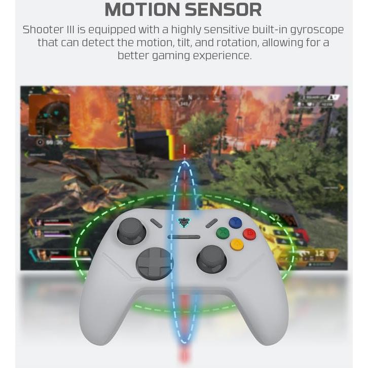 Controlador Fantech Inalámbrico para Nintendo Switch con Joysticks Hall