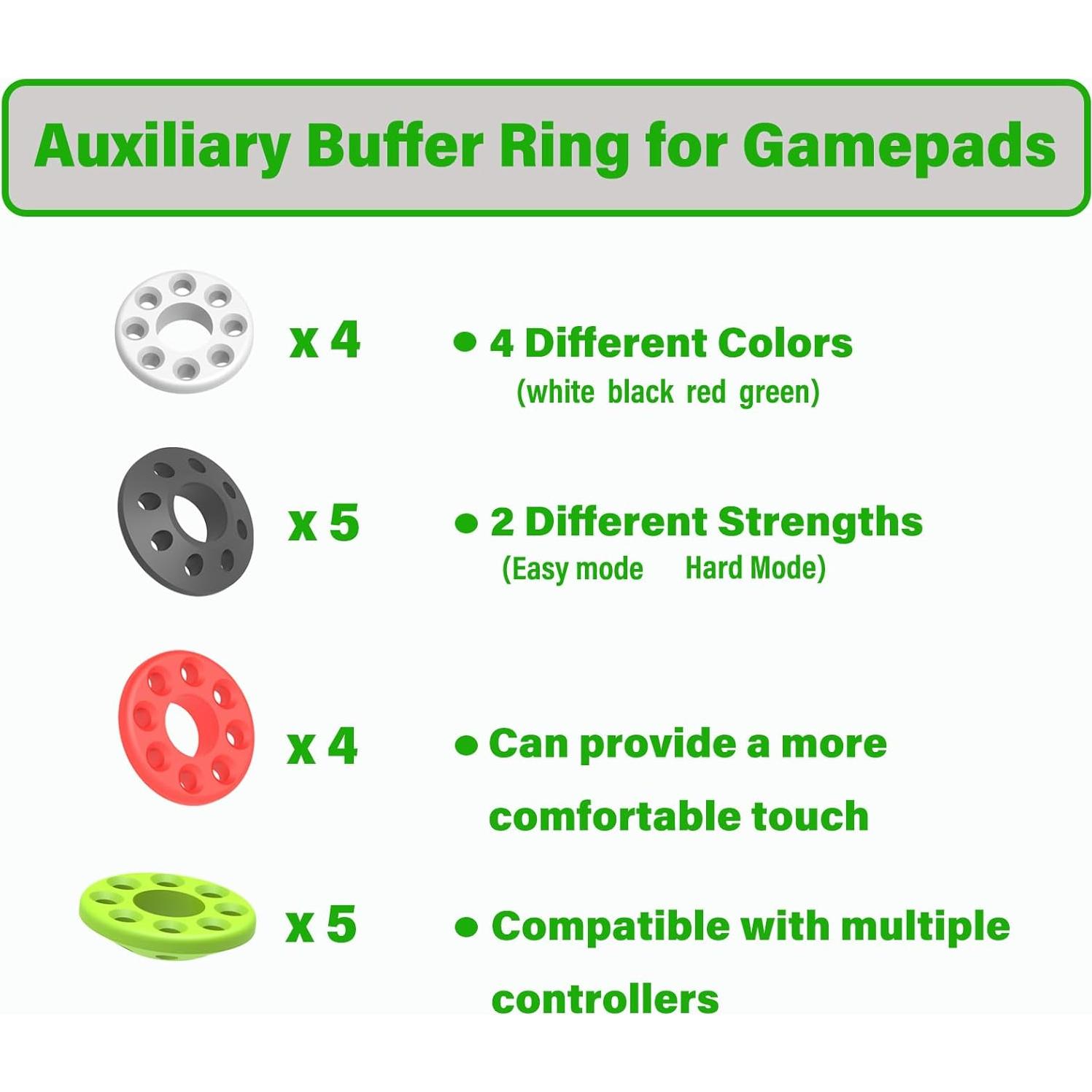 Anillos de Control de Precisión Bshirmay para Joystick - 18 Piezas