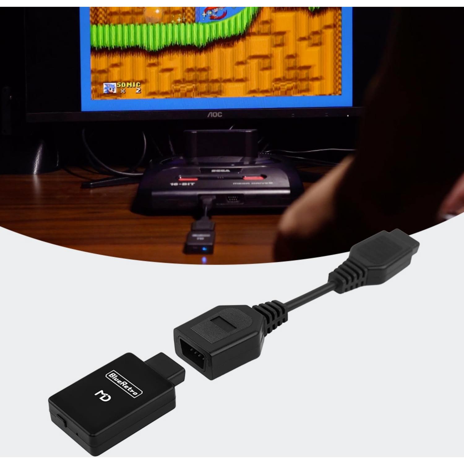 Adaptador Inalámbrico BITFUNX para Sega Mega Drive/Genesis