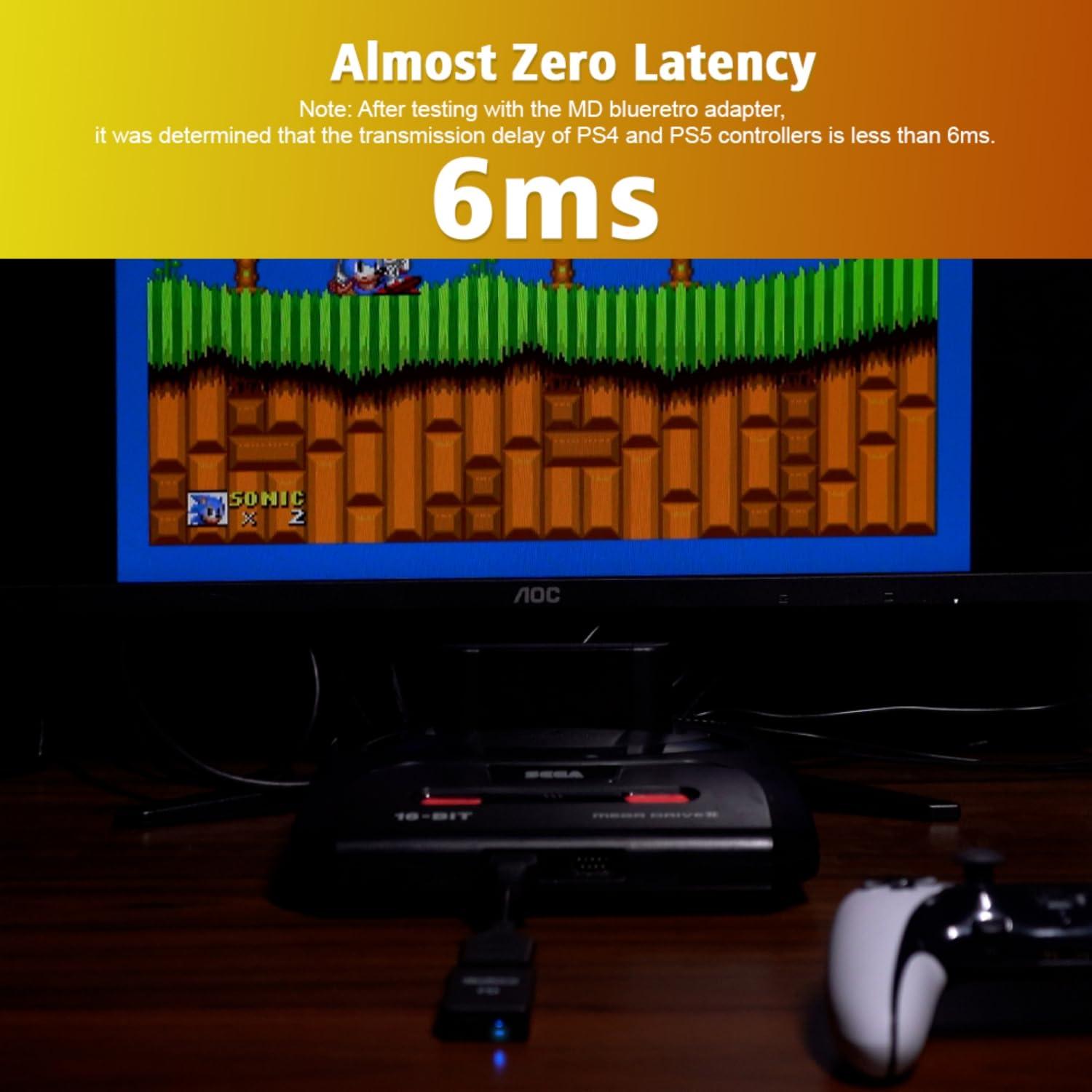 Adaptador Inalámbrico BITFUNX para Sega Mega Drive/Genesis