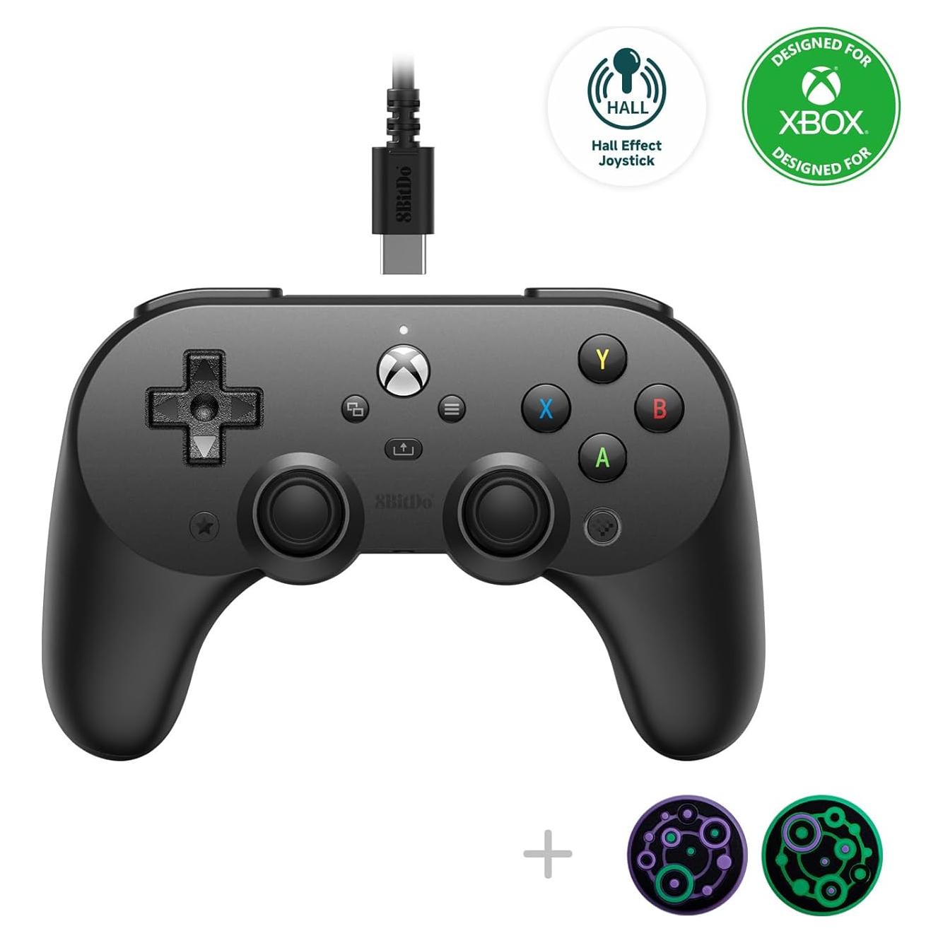 Controlador con Joysticks de Efecto Hall 8Bitdo Pro 2 Negro